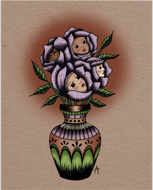 'Head In The Flowers' by Ashley Pompell